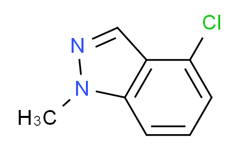 CAS No. 162502-53-6, 4-Chloro-1-methyl-1H-indazole