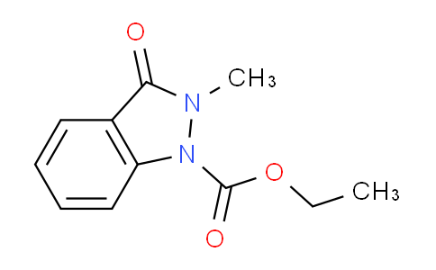 CAS No. 1848-42-6, ethyl 2-methyl-3-oxo-2,3-dihydro-1H-indazole-1-carboxylate