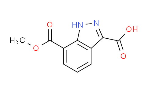 CAS No. 898747-36-9, 7-(methoxycarbonyl)-1H-indazole-3-carboxylic acid