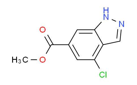 CAS No. 885519-19-7, Methyl 4-chloro-1H-indazole-6-carboxylate