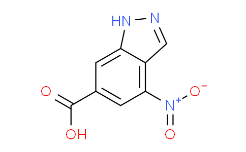 CAS No. 885519-71-1, 4-Nitro-1H-indazole-6-carboxylic acid