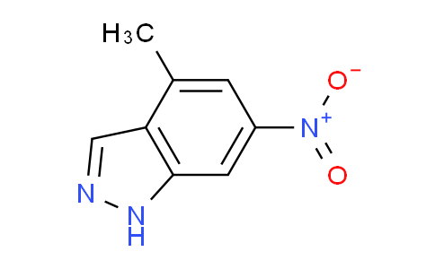 CAS No. 885520-77-4, 4-Methyl-6-nitro-1H-indazole