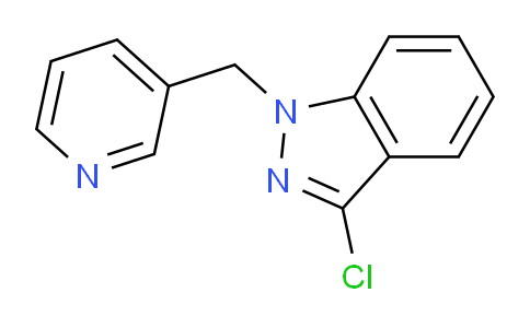 CAS No. 1017781-90-6, 3-Chloro-1-(pyridin-3-ylmethyl)-1H-indazole