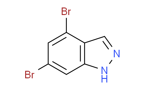 CAS No. 447430-07-1, 4,6-Dibromo-1H-indazole