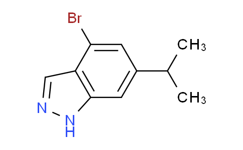 CAS No. 1000343-77-0, 4-bromo-6-isopropyl-1H-indazole
