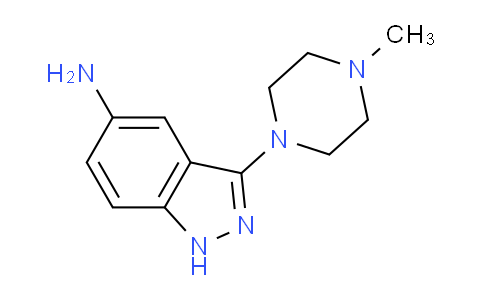 CAS No. 1027258-20-3, 3-(4-methylpiperazin-1-yl)-1H-indazol-5-amine