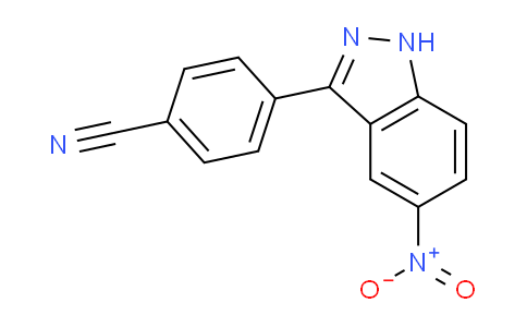 CAS No. 1356087-72-3, 4-(5-nitro-1H-indazol-3-yl)benzonitrile
