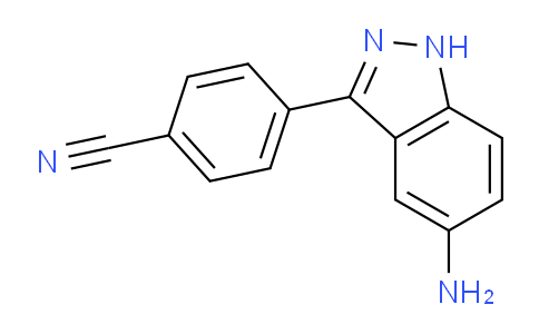 CAS No. 1356087-74-5, 4-(5-amino-1H-indazol-3-yl)benzonitrile