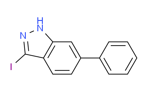 CAS No. 1227269-40-0, 3-iodo-6-phenyl-1H-indazole