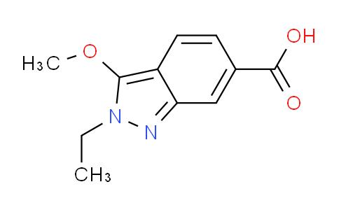 CAS No. 919106-95-9, 2-ethyl-3-methoxy-2H-indazole-6-carboxylic acid