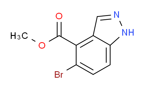 CAS No. 1037840-79-1, methyl 5-bromo-1H-indazole-4-carboxylate