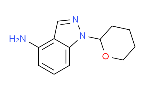 CAS No. 1053655-57-4, 1-(Tetrahydro-2H-pyran-2-yl)-1H-indazol-4-amine