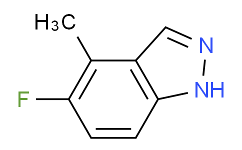 CAS No. 105391-69-3, 5-fluoro-4-methyl-1H-indazole