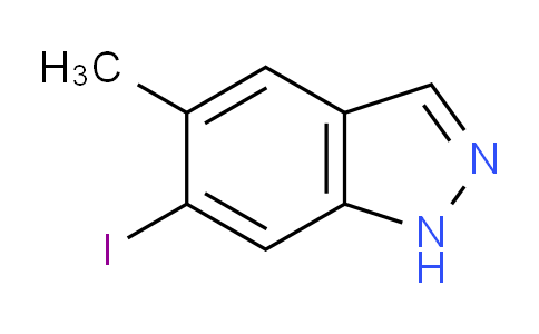 CAS No. 1082040-11-6, 6-Iodo-5-methyl-1H-indazole