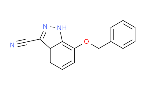 CAS No. 1123169-54-9, 7-Benzyloxy-1H-indazole-3-carbonitrile