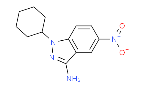 CAS No. 1133430-68-8, 1-cyclohexyl-5-nitro-1H-indazol-3-amine