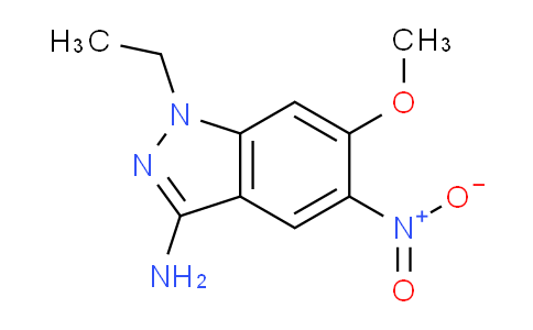 CAS No. 1133430-76-8, 1-ethyl-6-methoxy-5-nitro-1H-indazol-3-amine