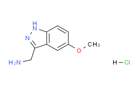 CAS No. 1187929-31-2, (5-methoxy-1H-indazol-3-yl)methanamine hydrochloride