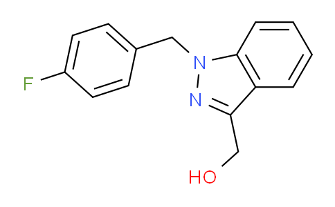 CAS No. 1186507-57-2, (1-(4-fluorobenzyl)-1H-indazol-3-yl)methanol