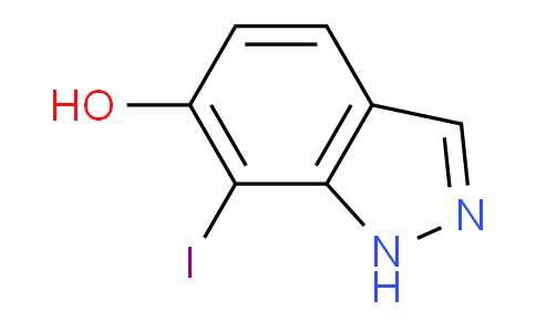 CAS No. 1190314-62-5, 7-iodo-1H-indazol-6-ol