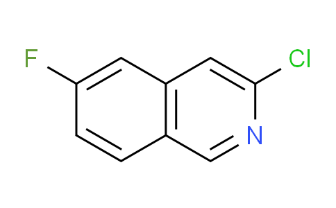 CAS No. 1041423-28-2, 3-Chloro-6-fluoroisoquinoline