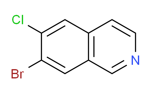 CAS No. 1307316-83-1, 7-Bromo-6-chloroisoquinoline