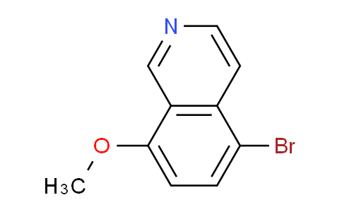 CAS No. 679433-91-1, 5-Bromo-8-methoxyisoquinoline