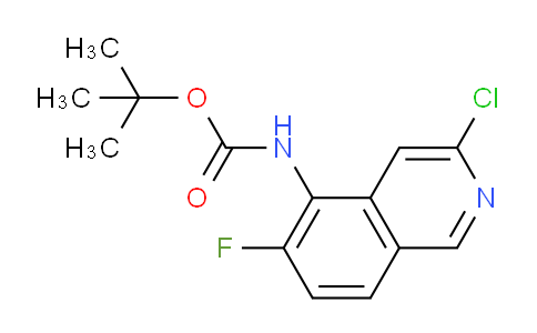 CAS No. 1841079-96-6, Carbamic acid, N-(3-chloro-6-fluoro-5-isoquinolinyl)-, 1,1-dimethylethyl ester