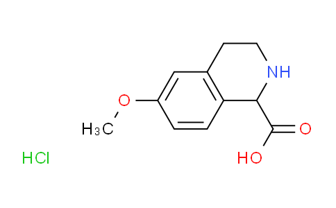 CAS No. 1263377-98-5, 6-methoxy-1,2,3,4-tetrahydroisoquinoline-1-carboxylic acid hydrochloride