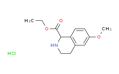 CAS No. 1965308-78-4, ethyl 6-methoxy-1,2,3,4-tetrahydroisoquinoline-1-carboxylate hydrochloride