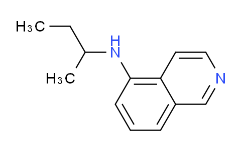 CAS No. 1156956-79-4, N-(butan-2-yl)isoquinolin-5-amine