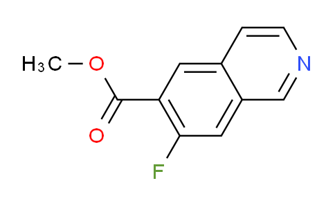 CAS No. 1943761-57-6, methyl 7-fluoroisoquinoline-6-carboxylate