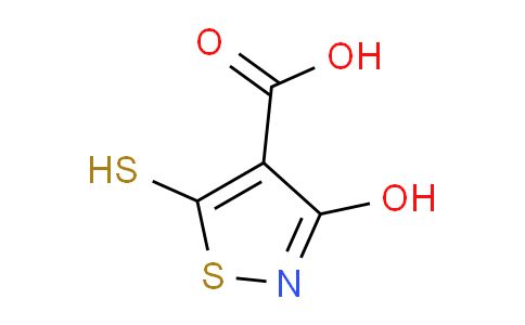 CAS No. 69713-32-2, 3-Hydroxy-5-mercaptoisothiazole-4-carboxylic acid