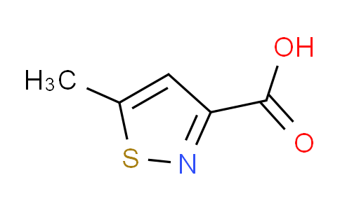 CAS No. 110632-59-2, 5-methyl-1,2-thiazole-3-carboxylic acid