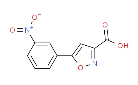 CAS No. 199601-80-4, 5-(3-Nitrophenyl)isoxazole-3-carboxylic acid