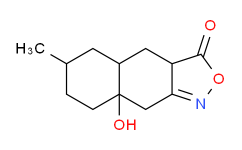 CAS No. 804441-05-2, 8A-hydroxy-6-methyl-4,4a,5,6,7,8,8a,9-octahydronaphtho[2,3-c]isoxazol-3(3aH)-one