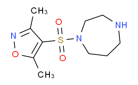 CAS No. 917748-50-6, 4-((1,4-Diazepan-1-yl)sulfonyl)-3,5-dimethylisoxazole