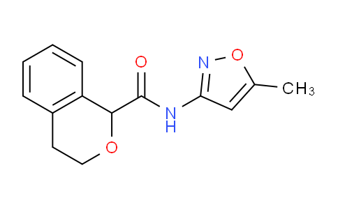 CAS No. 838896-06-3, N-(5-Methylisoxazol-3-yl)isochroman-1-carboxamide
