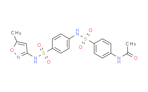 CAS No. 135529-19-0, N-(4-{[(4-{[(5-methyl-3-isoxazolyl)amino]sulfonyl}phenyl)amino]sulfonyl}phenyl)acetamide