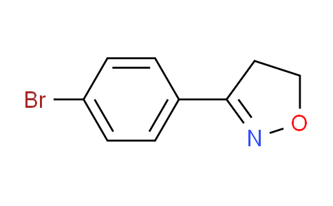 CAS No. 51067-06-2, 3-(4-Bromophenyl)-4,5-dihydro-1,2-oxazole