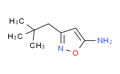 CAS No. 749902-10-1, 3-(2,2-Dimethylpropyl)-1,2-oxazol-5-amine