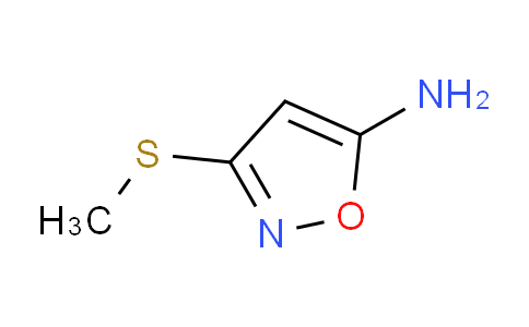 CAS No. 1519945-29-9, 3-(methylthio)isoxazol-5-amine