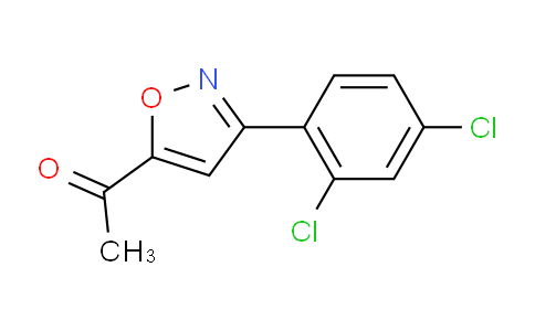 CAS No. 175277-34-6, 1-(3-(2,4-Dichlorophenyl)isoxazol-5-yl)ethanone