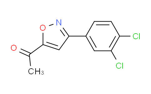 CAS No. 175277-36-8, 1-(3-(3,4-Dichlorophenyl)isoxazol-5-yl)ethanone