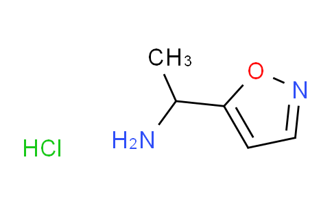 CAS No. 1187930-08-0, 1-(Isoxazol-5-yl)ethanamine hydrochloride