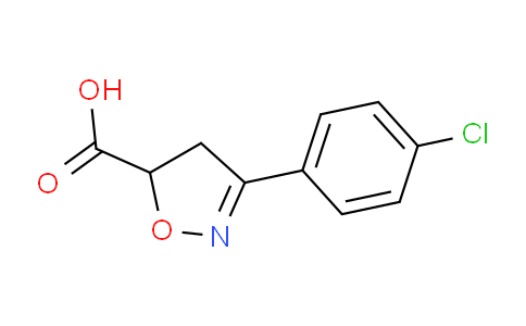 CAS No. 109888-59-7, 3-(4-Chlorophenyl)-4,5-dihydroisoxazole-5-carboxylic acid