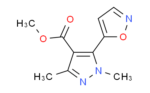 CAS No. 175277-14-2, Methyl 5-(isoxazol-5-yl)-1,3-dimethyl-1H-pyrazole-4-carboxylate
