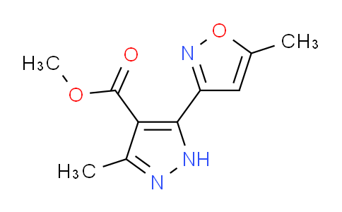 CAS No. 175277-16-4, Methyl 3-methyl-5-(5-methylisoxazol-3-yl)-1H-pyrazole-4-carboxylate