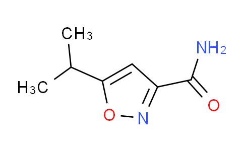 CAS No. 71433-23-3, 5-Isopropylisoxazole-3-carboxamide