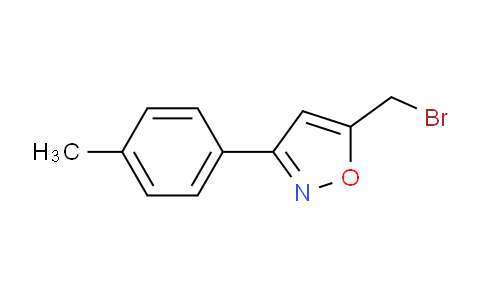 CAS No. 129135-66-6, 5-(Bromomethyl)-3-(p-tolyl)isoxazole